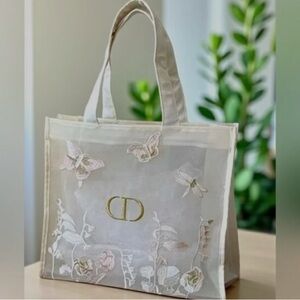 Dior GWP Butterfly Embroidered Tote